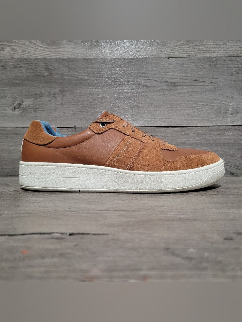 Ted Baker Men's size 14 Maloni sneakers brown Leather